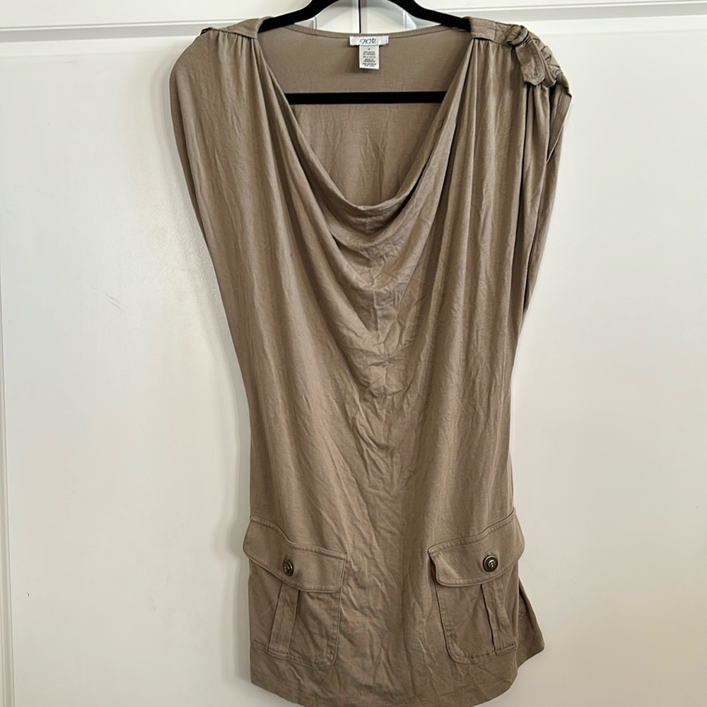 Cache Army Green Dress